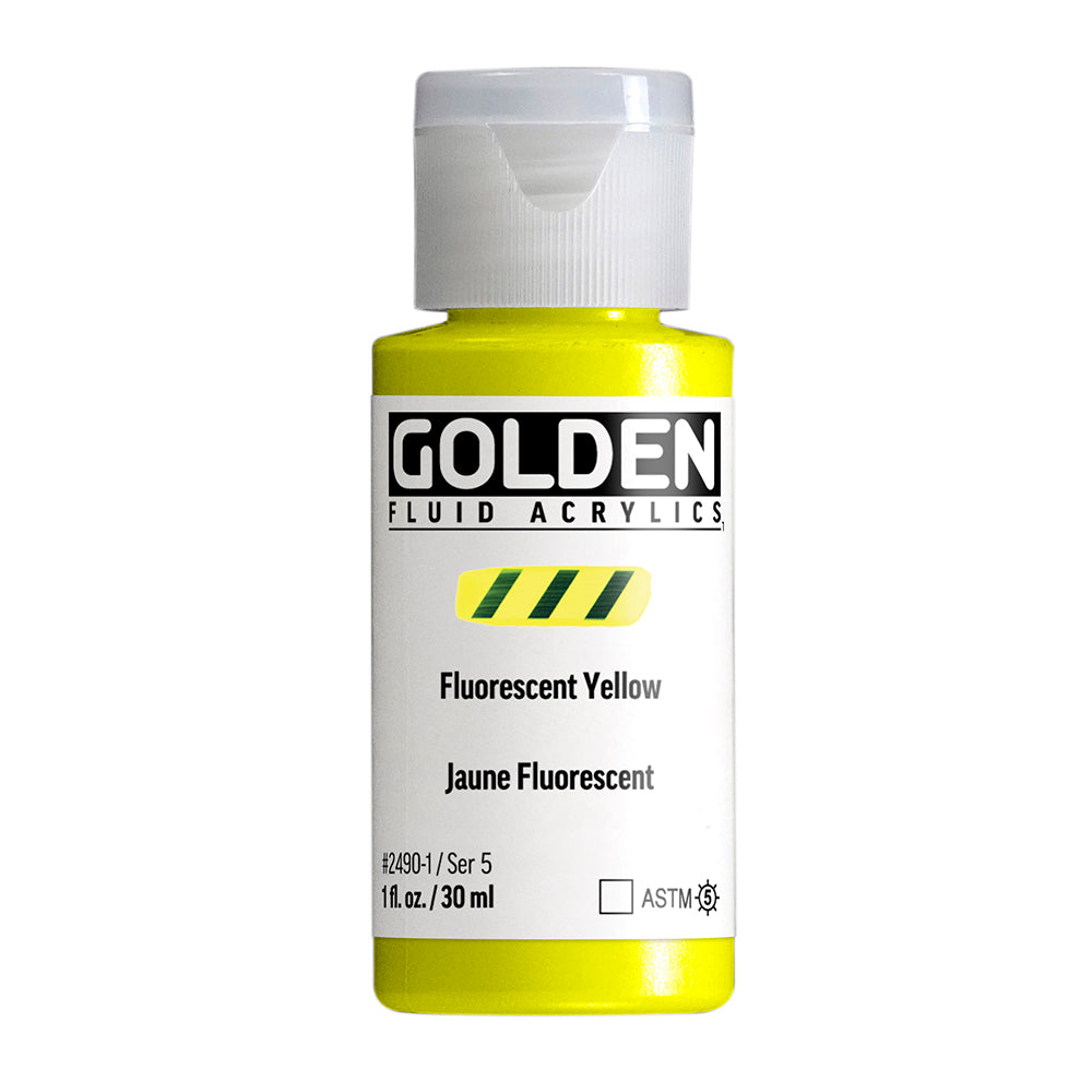 Golden Fluid Acrylic Paint 30ml Bottles