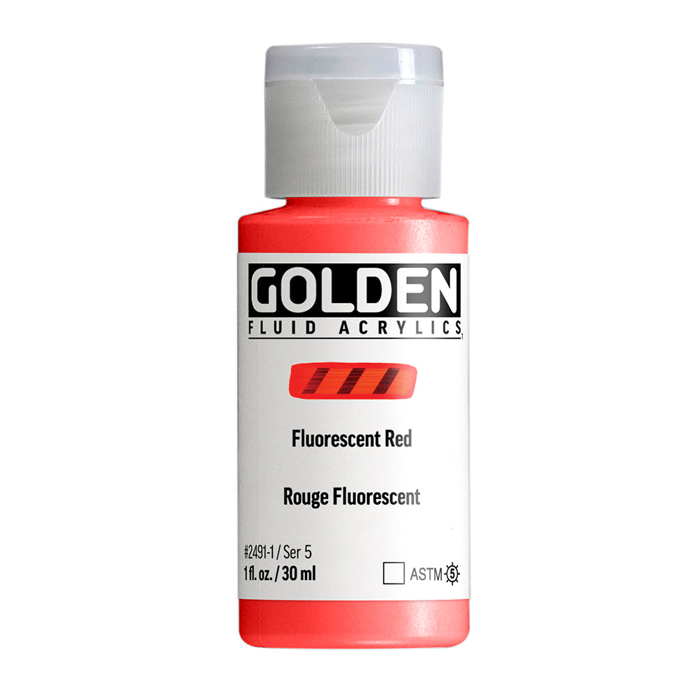Golden Fluid Acrylic Paint 30ml Bottles