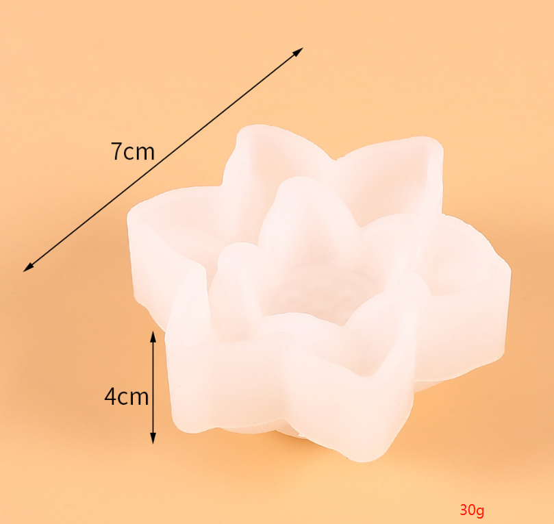 MAD 3D Lotus Flower Mould #136