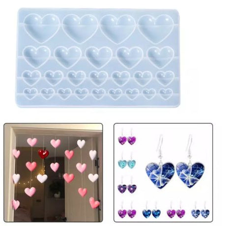 MAD 25 Hearts Mould #154