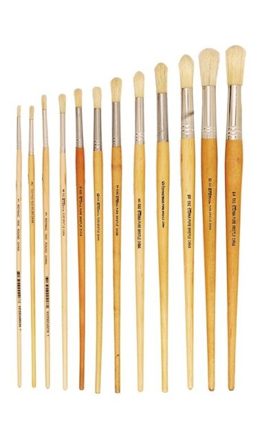 582R Hog Bristle Round Brushes