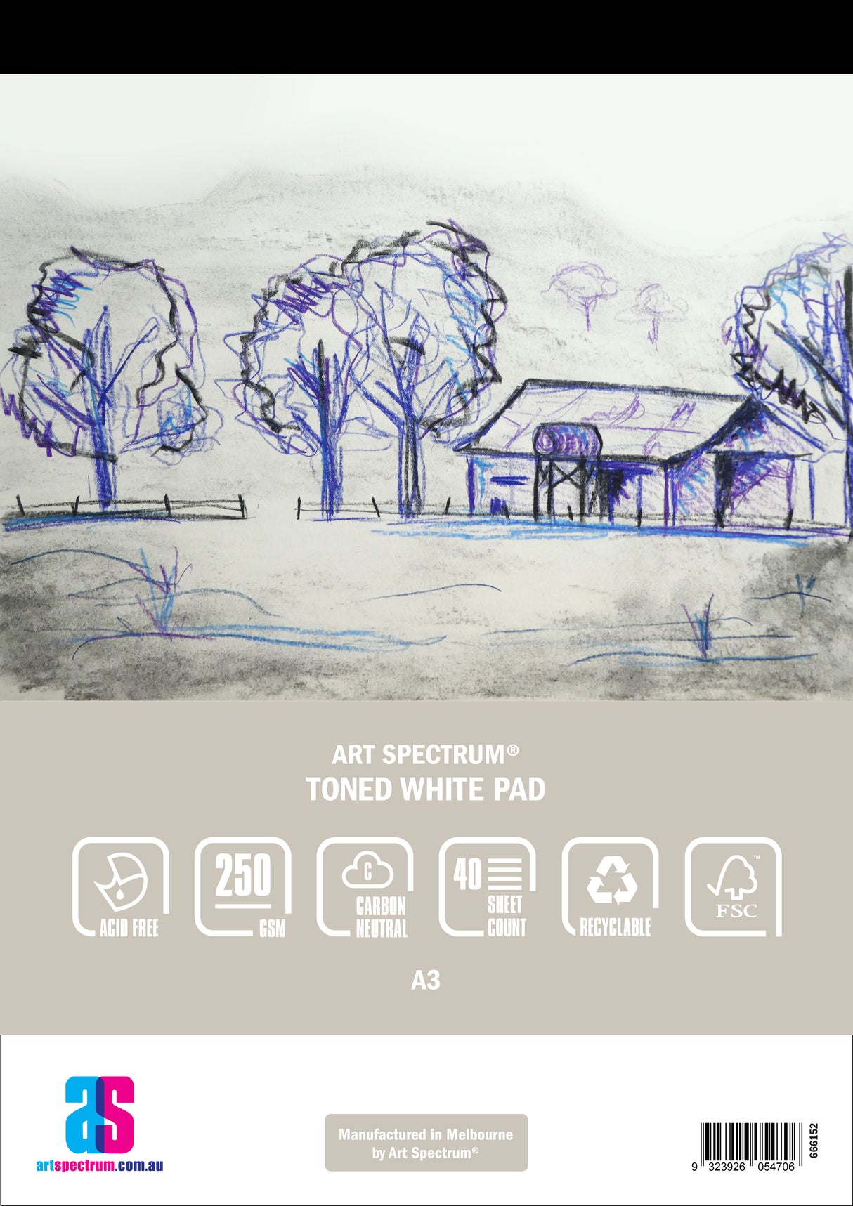 Art Spectrum Toned White Pads