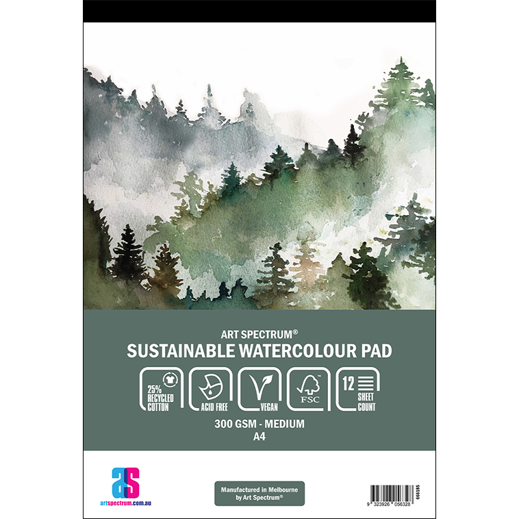 Art Spectrum Sustainable Watercolour Pad 300gsm Cold Press 25% Cotton