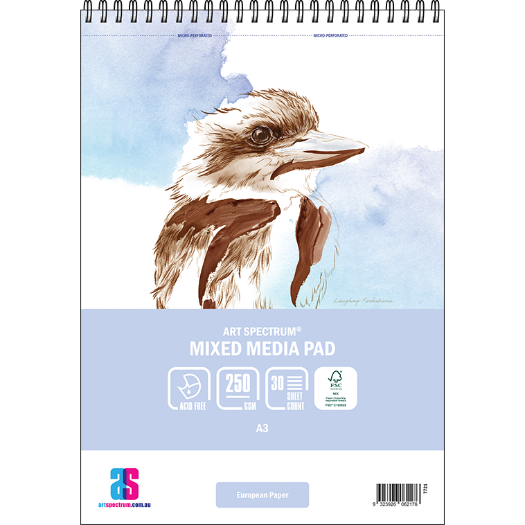 Art Spectrum Mixed Media Spiral Bound Pad 250gsm