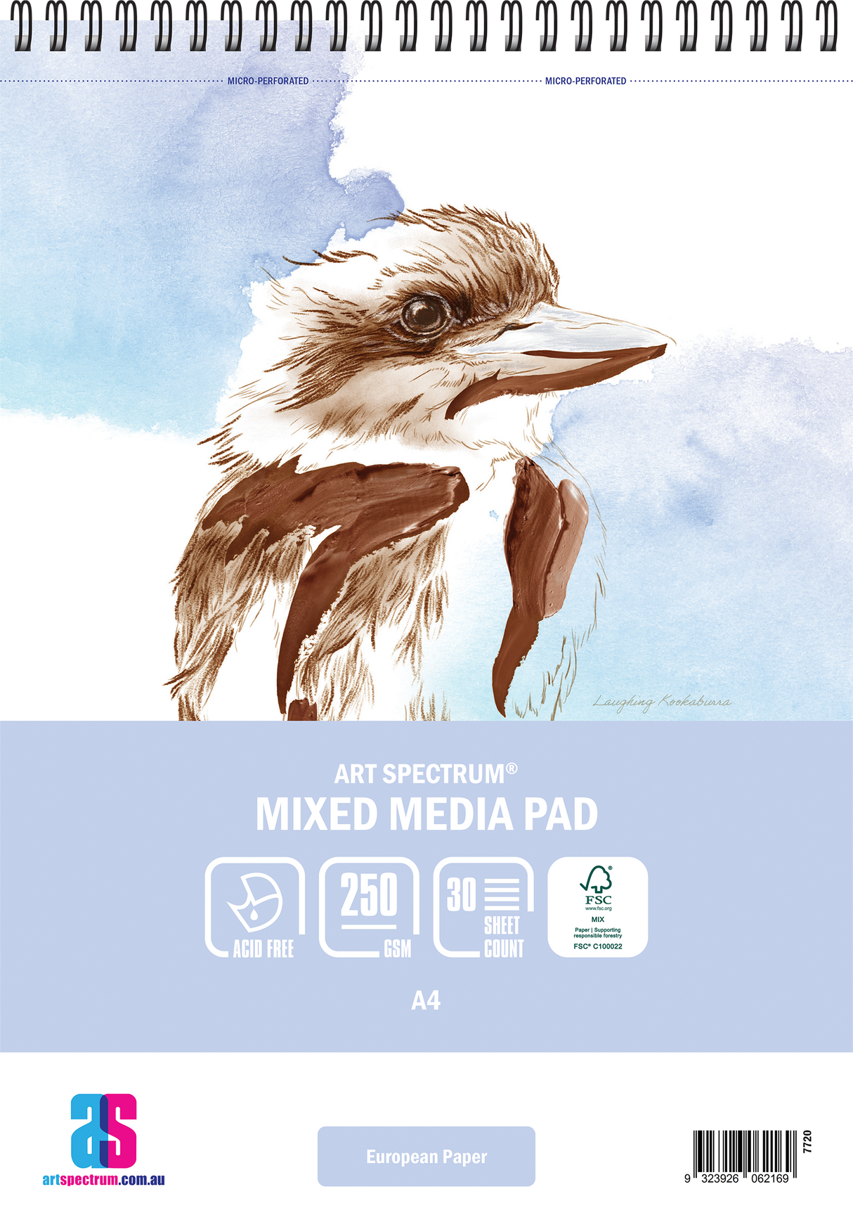 Art Spectrum Mixed Media Spiral Bound Pad 250gsm
