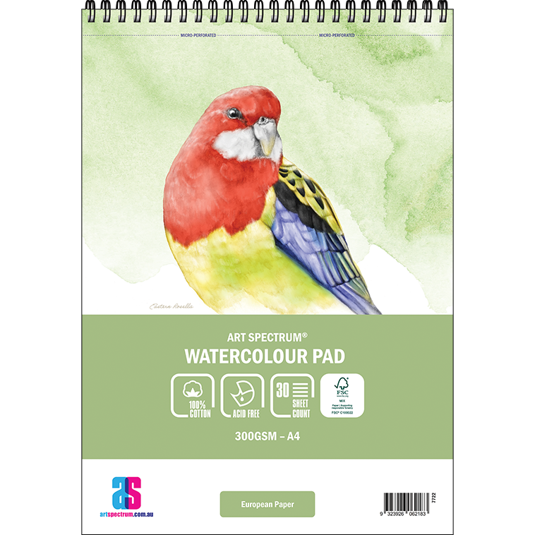 Art Spectrum Watercolour Spiral Bound Pad 300gsm 100% Cotton