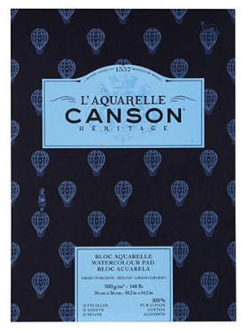 Canson Heritage 300gsm Blocks Rough