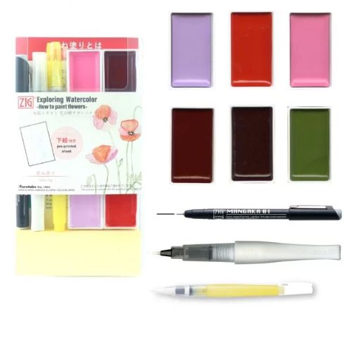 Zig Exploring Watercolour Set