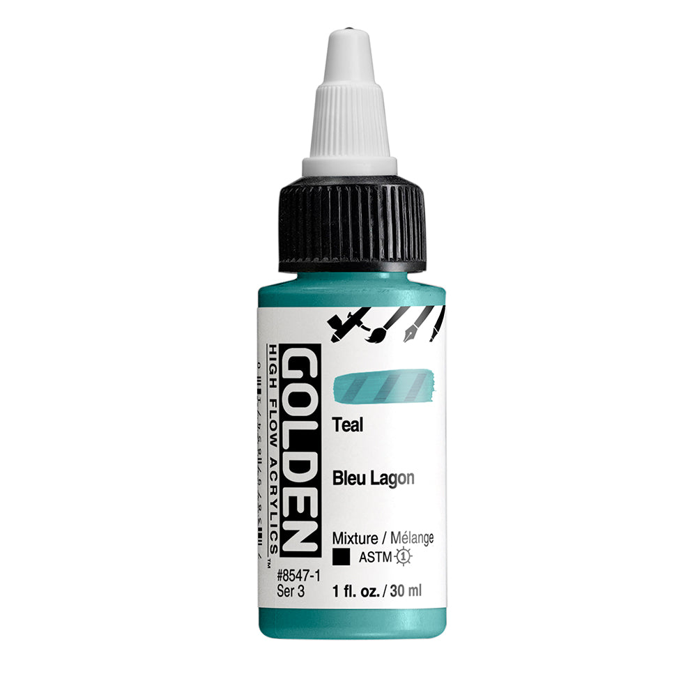 Golden High Flow Acrylic Paint 30ml Bottles