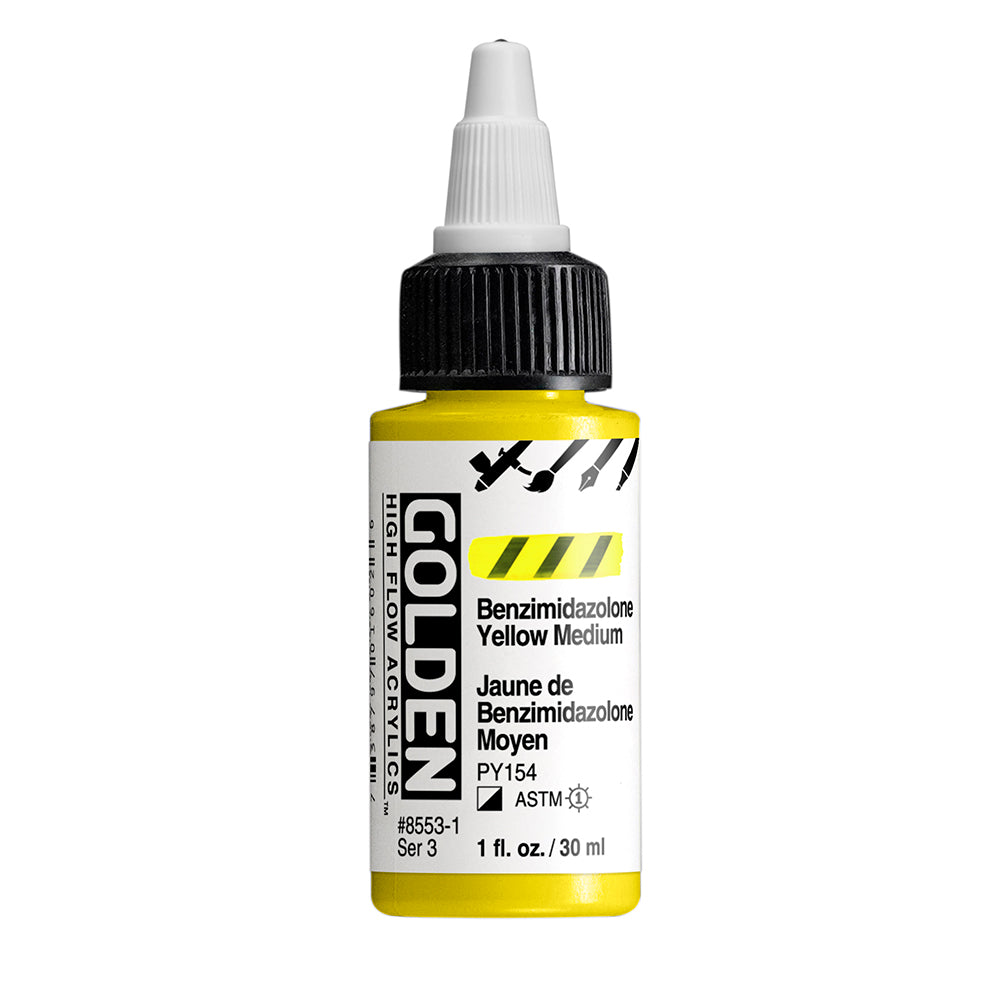 Golden High Flow Acrylic Paint 30ml Bottles