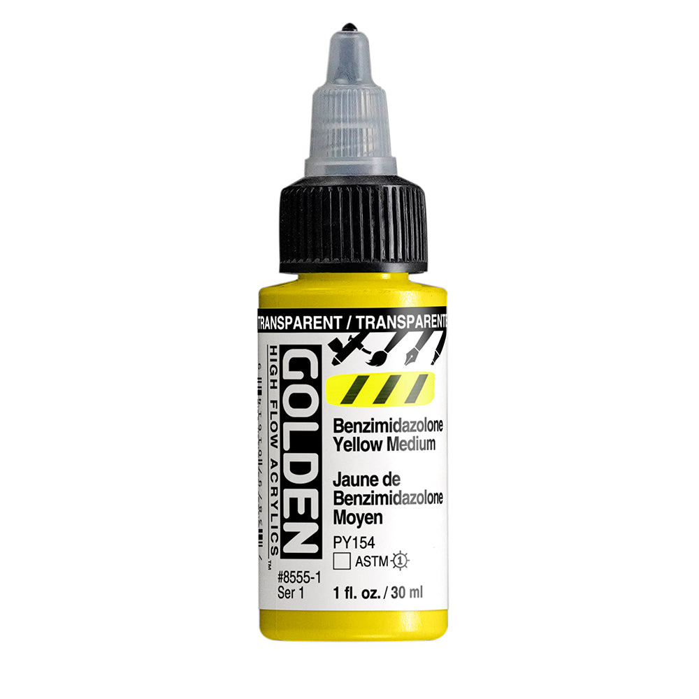 Golden High Flow Acrylic Paint 30ml Bottles