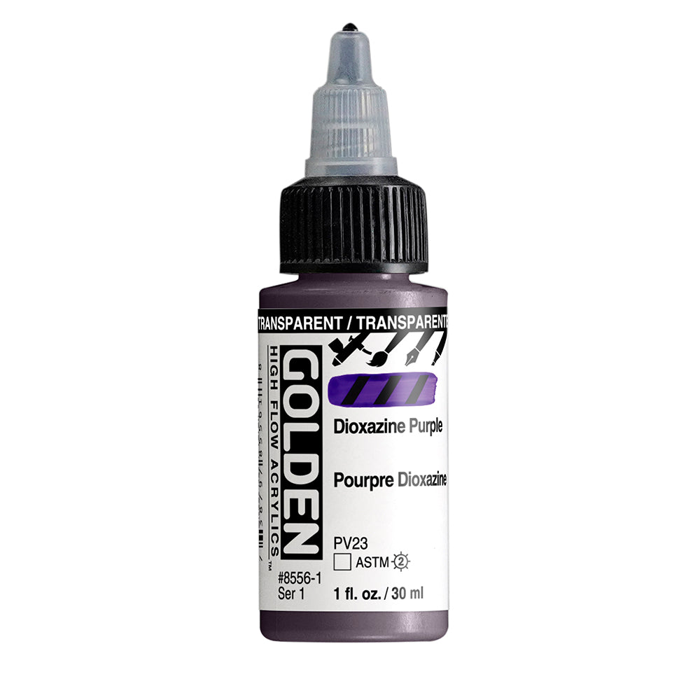 Golden High Flow Acrylic Paint 30ml Bottles