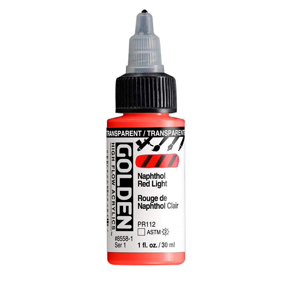 Golden High Flow Acrylic Paint 30ml Bottles