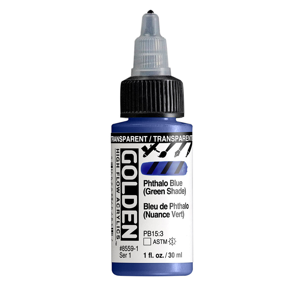 Golden High Flow Acrylic Paint 30ml Bottles