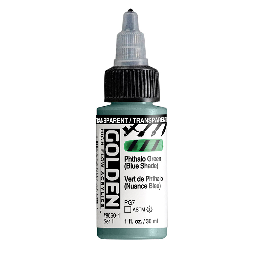 Golden High Flow Acrylic Paint 30ml Bottles