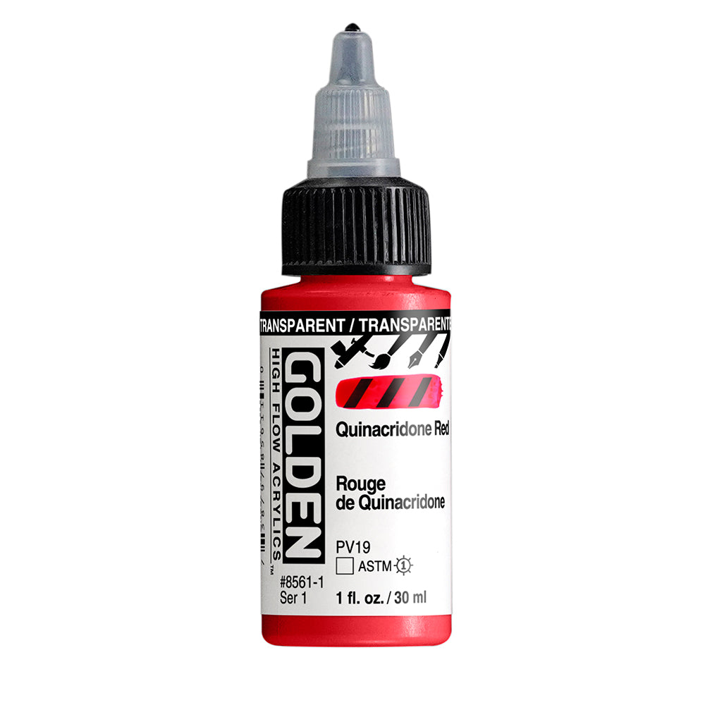 Golden High Flow Acrylic Paint 30ml Bottles