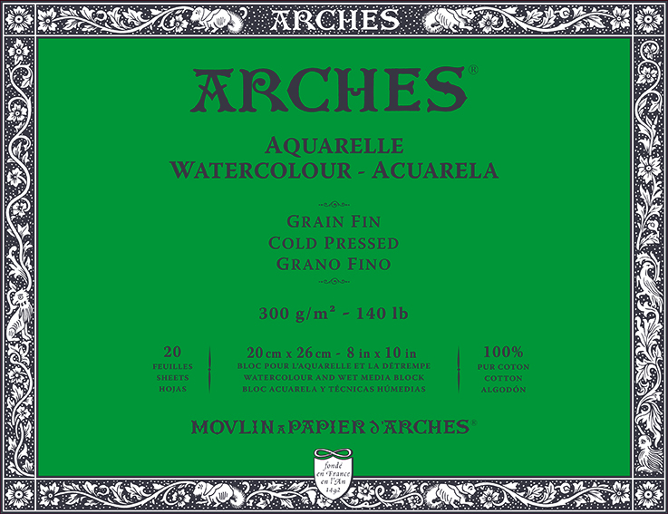 Arches 100% Cotton Watercolour Blocks