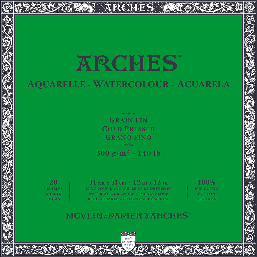 Arches 100% Cotton Watercolour Blocks