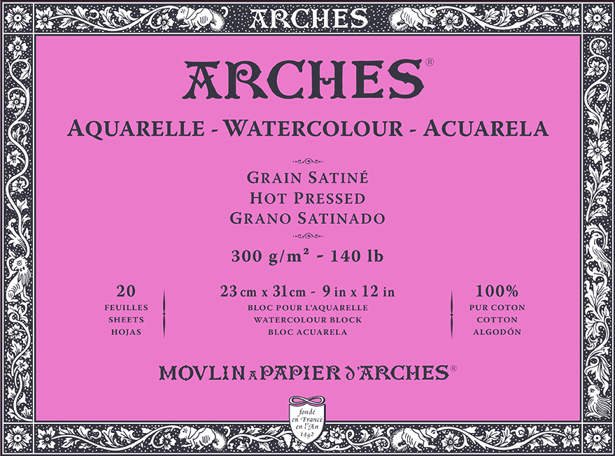 Arches 100% Cotton Watercolour Blocks