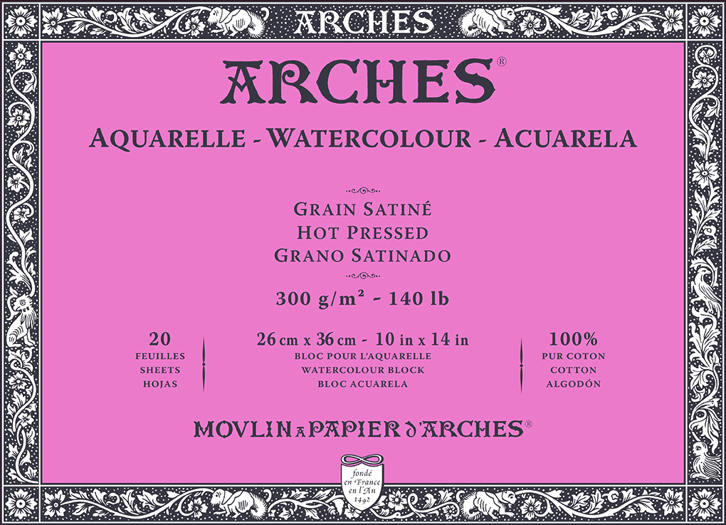 Arches 100% Cotton Watercolour Blocks