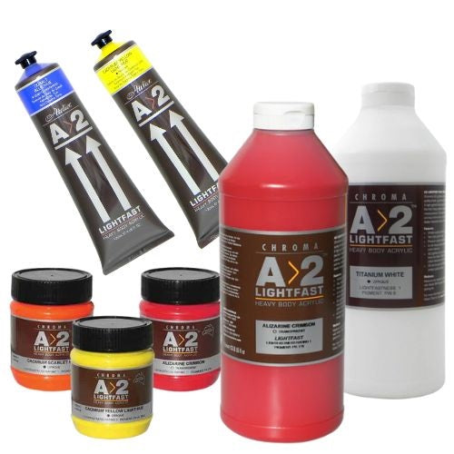 A2 Lightfast Acrylic Paints