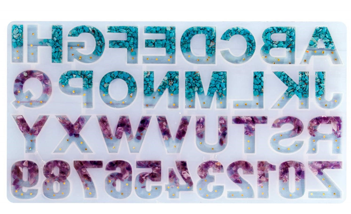 MAD Alphabet Resin Molds Backward #029