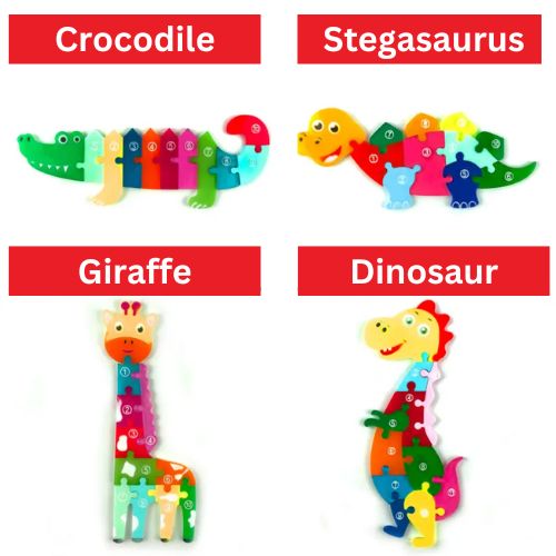 MAD Animal Puzzle Resin Molds #170