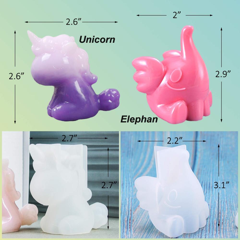 MAD Animal Resin Molds 7pcs #046