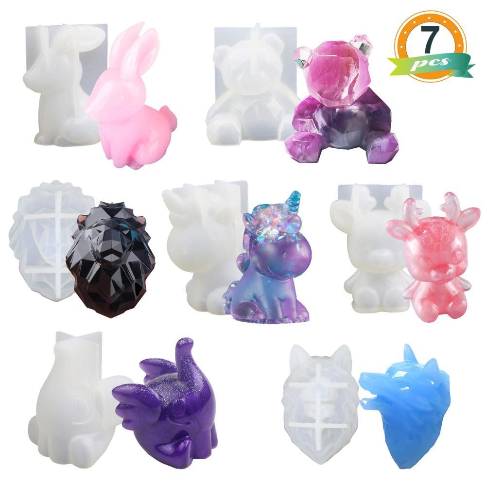 MAD Animal Resin Molds 7pcs #046