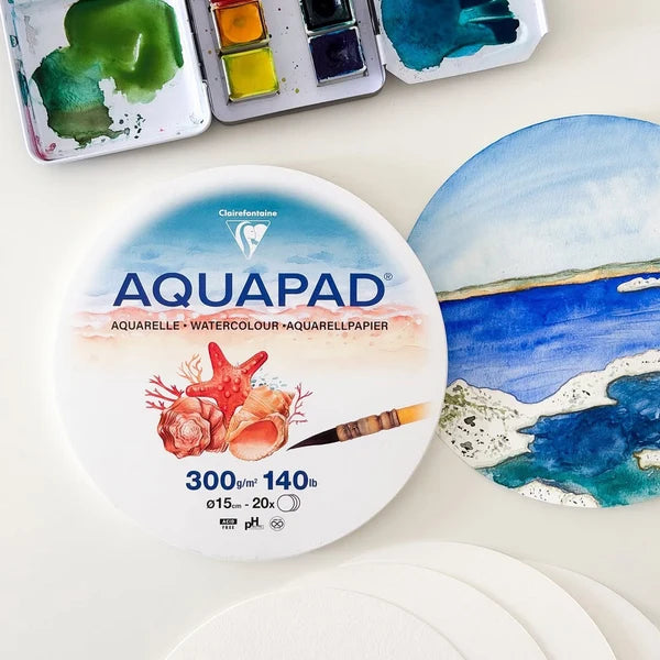 Clairefontaine AQUAPAD Watercolour Rounds