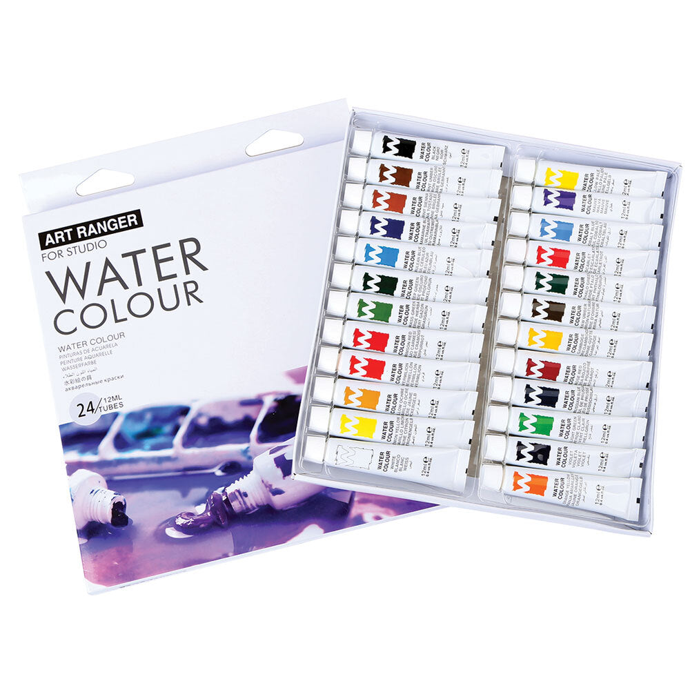Art Ranger Watercolour Set of 24 x 12ml Tubes