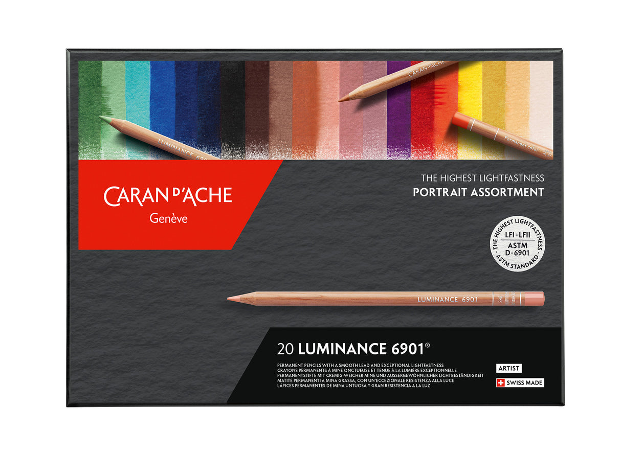 Caran d'Ache Luminance Set of 20 - Portrait (6901-920)
