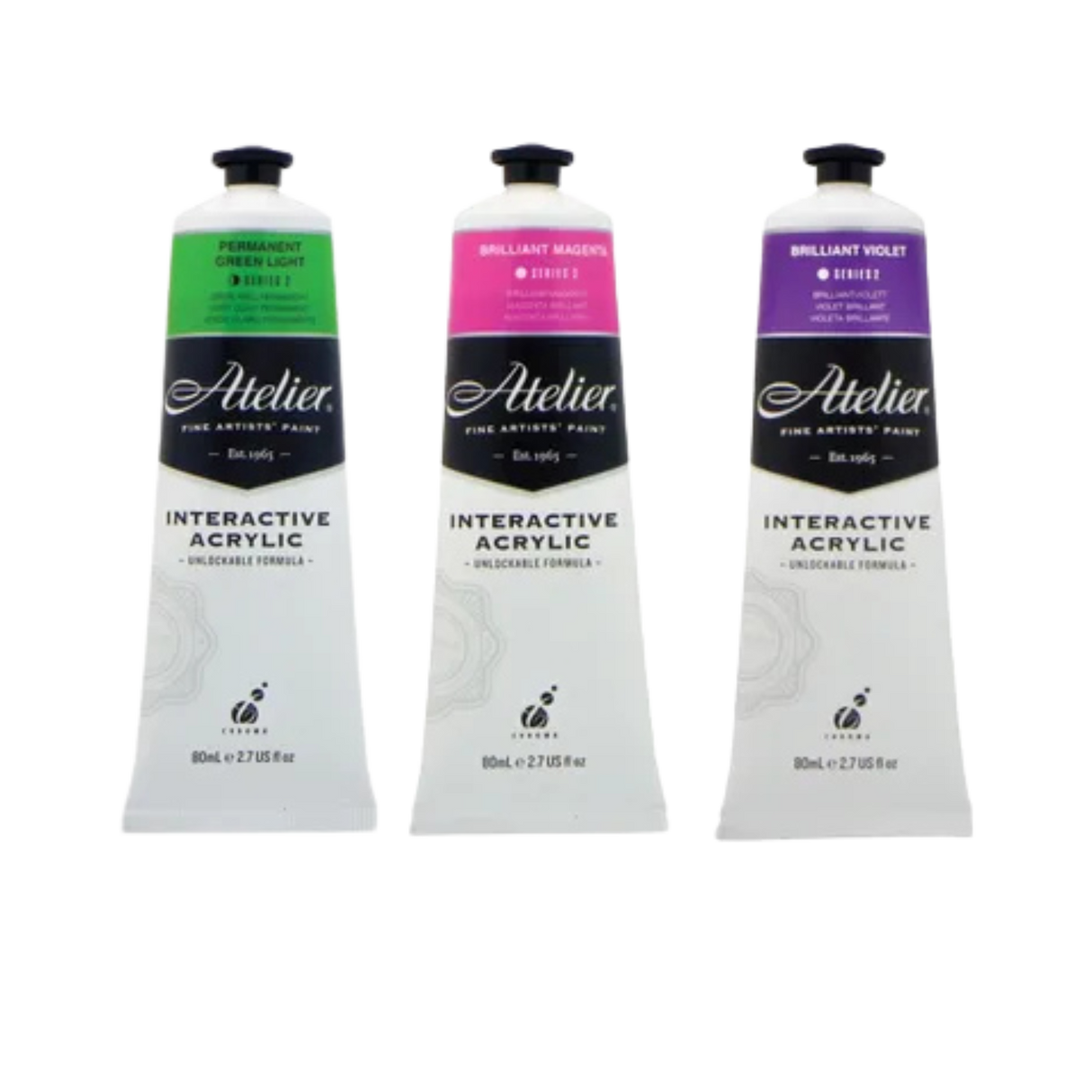 Atelier Interactive Acrylic Paints 80ml Tubes