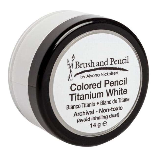 Coloured Pencil Titanium White