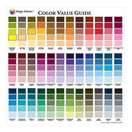 COLOUR CHART FOR BEGINNERS #5200 magic pallet