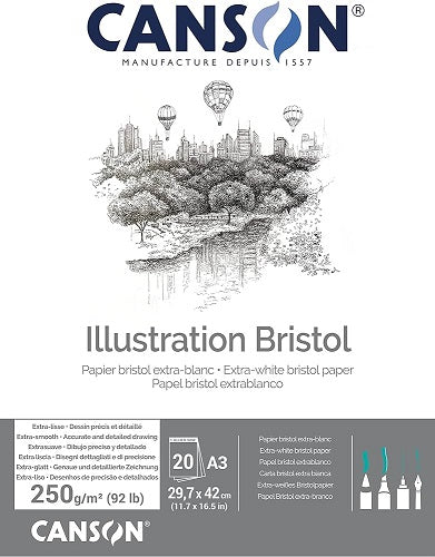 Canson Illustration Bristol Paper Pads