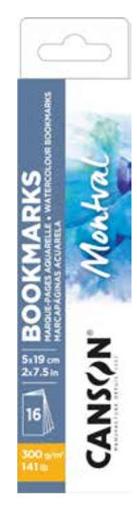 Canson Montval Watercolour Bookmarks x16 300gsm