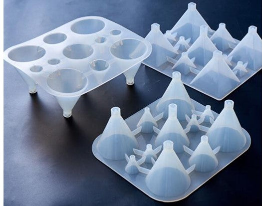 MAD Cavity Pyramid Silicone Molds 2pcs #007