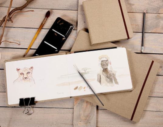 Clairefontaine Goldline Mixed Media Art Journal 180gsm 10.5 x 14.8cm