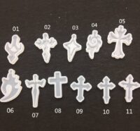 MAD Cross Pendant Earring/Jewellery Molds #111