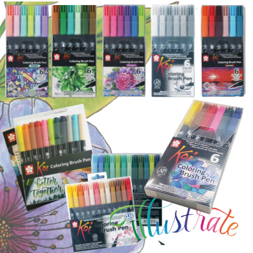 Sakura Koi Brush Marker Sets