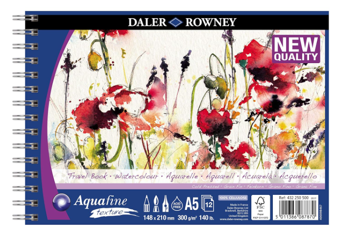 Daler-Rowney Aquafine 300gsm Travel Book