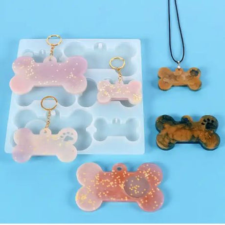 MAD Dog Bone Tag Molds #165