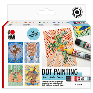 Marabu Dot Painting Pen Sets