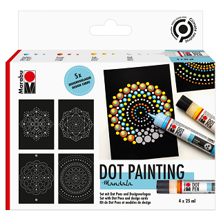 Marabu Dot Painting Pen Sets