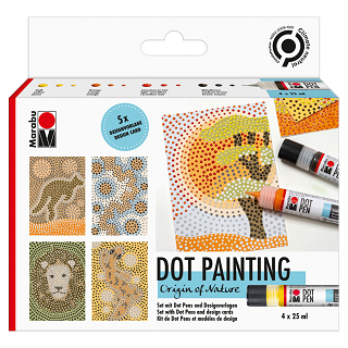 Marabu Dot Painting Pen Sets