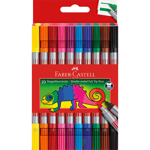 Double-ended Felt Tip Pen Classic Set of 10