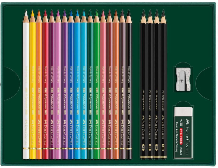 Faber-Castell Polychromos & Pitt Graphite Pencil Sets