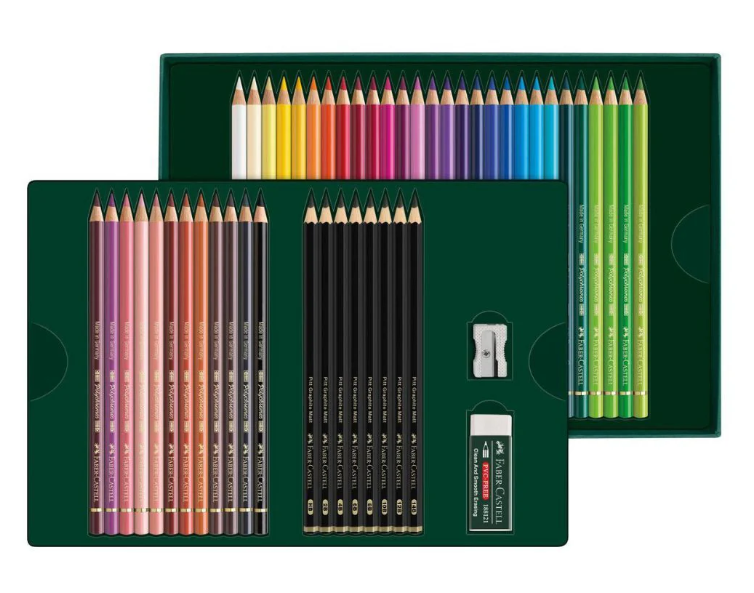 Faber-Castell Polychromos & Pitt Graphite Pencil Sets