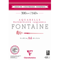 Clairefontaine Natural White Watercolour Pad 300gsm Cold Press